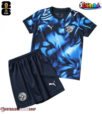 Paraguay Venkovní dres komplet pro Děti MS 2026 Krátkým Rukávem (+ Krátké kalhoty)